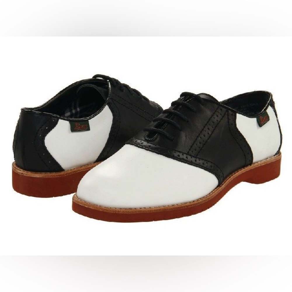 Vintage Bass Oxford Saddle Shoes New in Box 8.5W